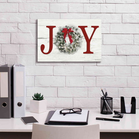 Image of 'Christmas Joy' by Lori Deiter, Canvas Wall Art,18 x 12