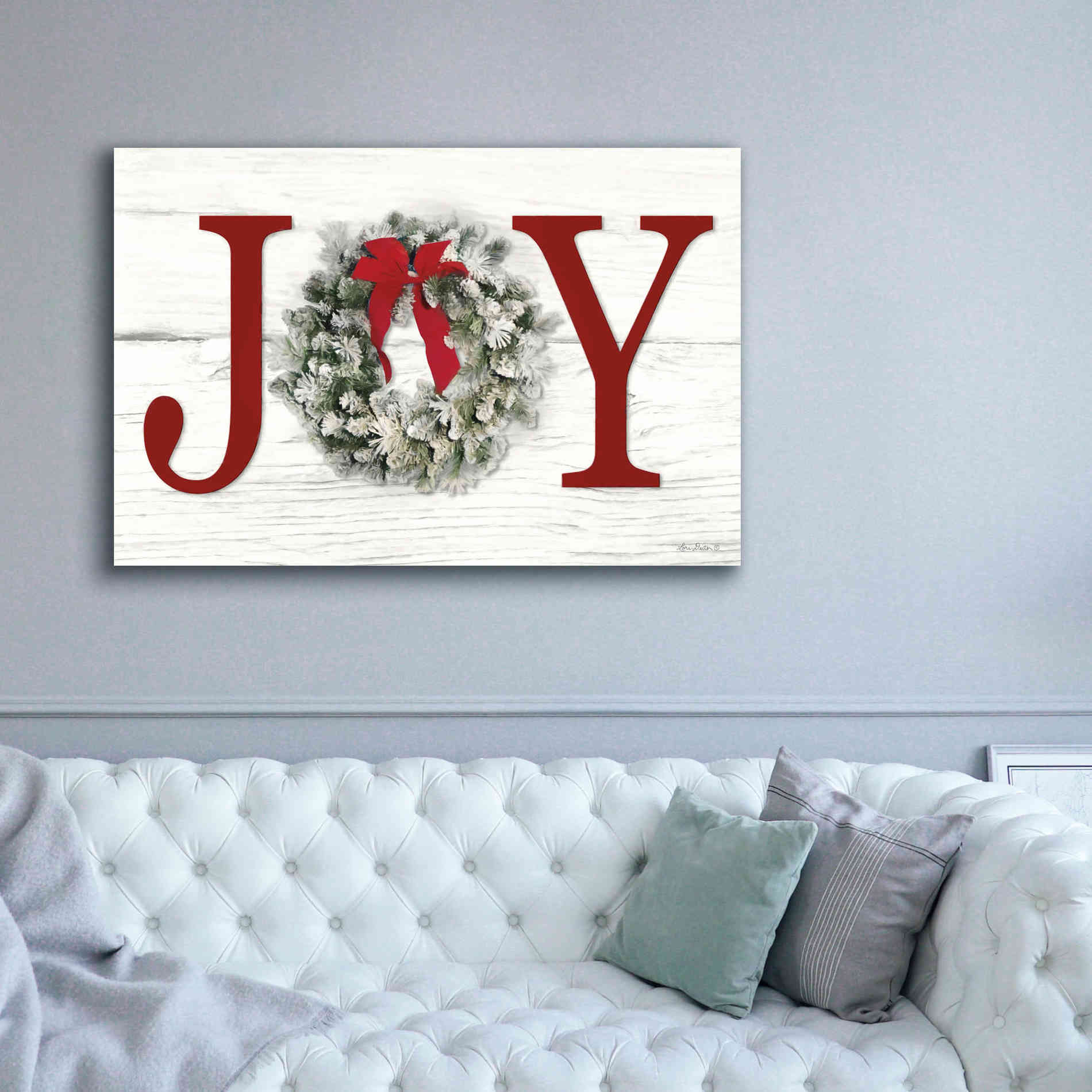 'Christmas Joy' by Lori Deiter, Canvas Wall Art,60 x 40