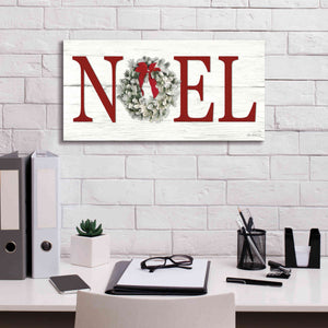 'Christmas Noel' by Lori Deiter, Canvas Wall Art,24 x 12