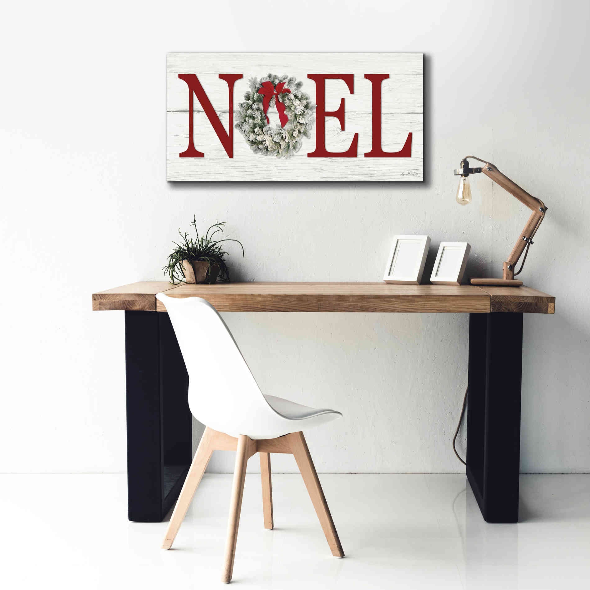 'Christmas Noel' by Lori Deiter, Canvas Wall Art,40 x 20