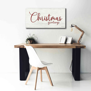 'Christmas Greetings' by Lori Deiter, Canvas Wall Art,40 x 20