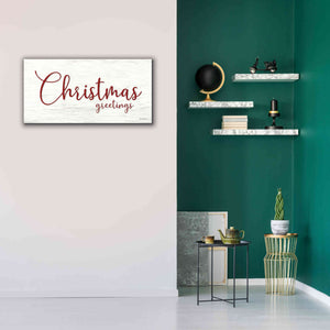 'Christmas Greetings' by Lori Deiter, Canvas Wall Art,40 x 20