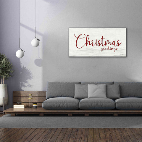 Image of 'Christmas Greetings' by Lori Deiter, Canvas Wall Art,60 x 30