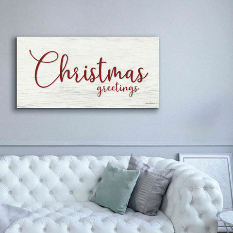Image of 'Christmas Greetings' by Lori Deiter, Canvas Wall Art,60 x 30