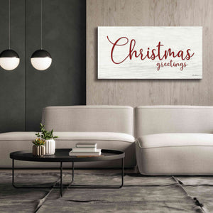 'Christmas Greetings' by Lori Deiter, Canvas Wall Art,60 x 30