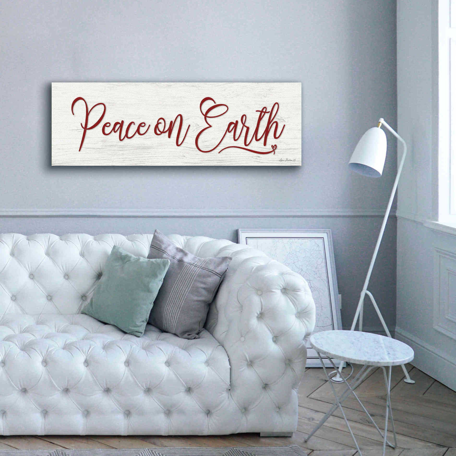 'Peace on Earth' by Lori Deiter, Canvas Wall Art,60 x 20
