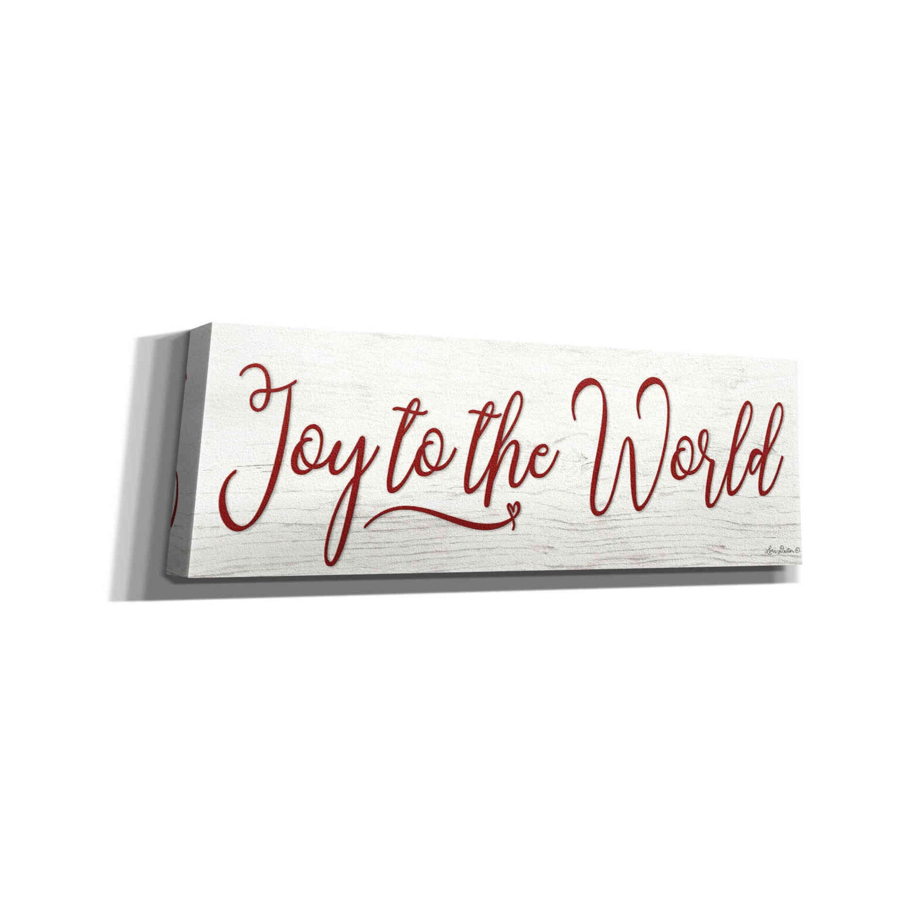 'Joy to the World' by Lori Deiter, Canvas Wall Art