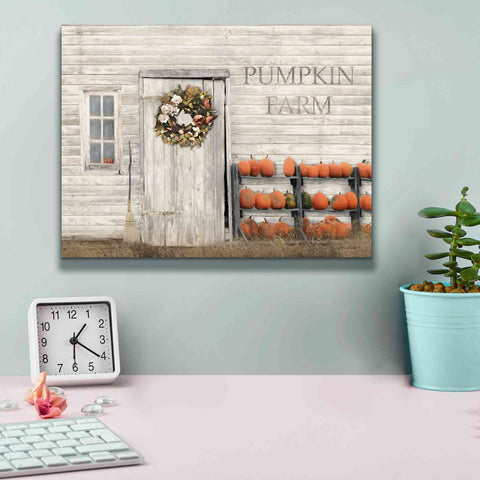 Image of 'Pumpkin Farm' by Lori Deiter, Canvas Wall Art,16 x 12