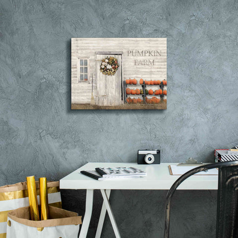 Image of 'Pumpkin Farm' by Lori Deiter, Canvas Wall Art,16 x 12