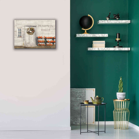 Image of 'Pumpkin Farm' by Lori Deiter, Canvas Wall Art,26 x 18