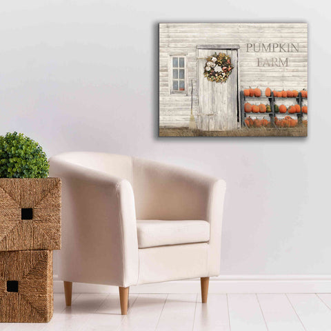 Image of 'Pumpkin Farm' by Lori Deiter, Canvas Wall Art,34 x 26