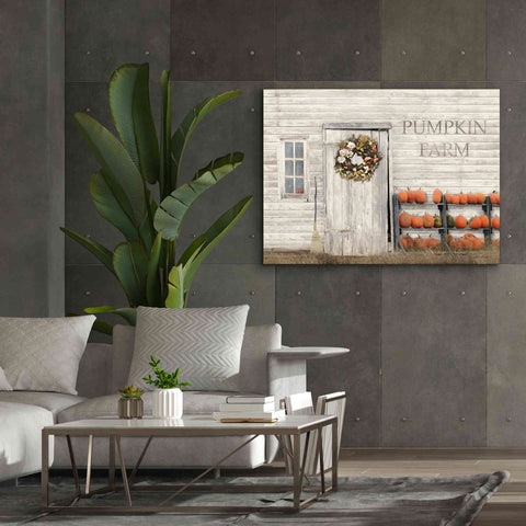 Image of 'Pumpkin Farm' by Lori Deiter, Canvas Wall Art,54 x 40