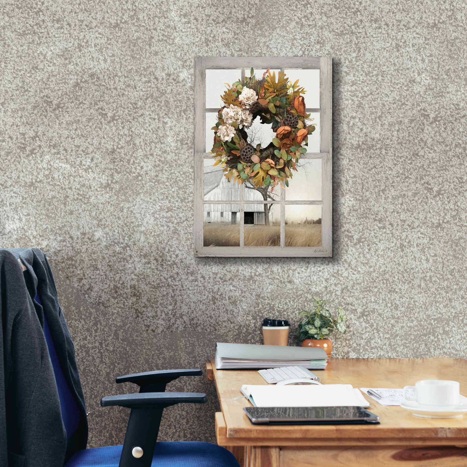 'Fall Window View I' by Lori Deiter, Canvas Wall Art,18 x 26