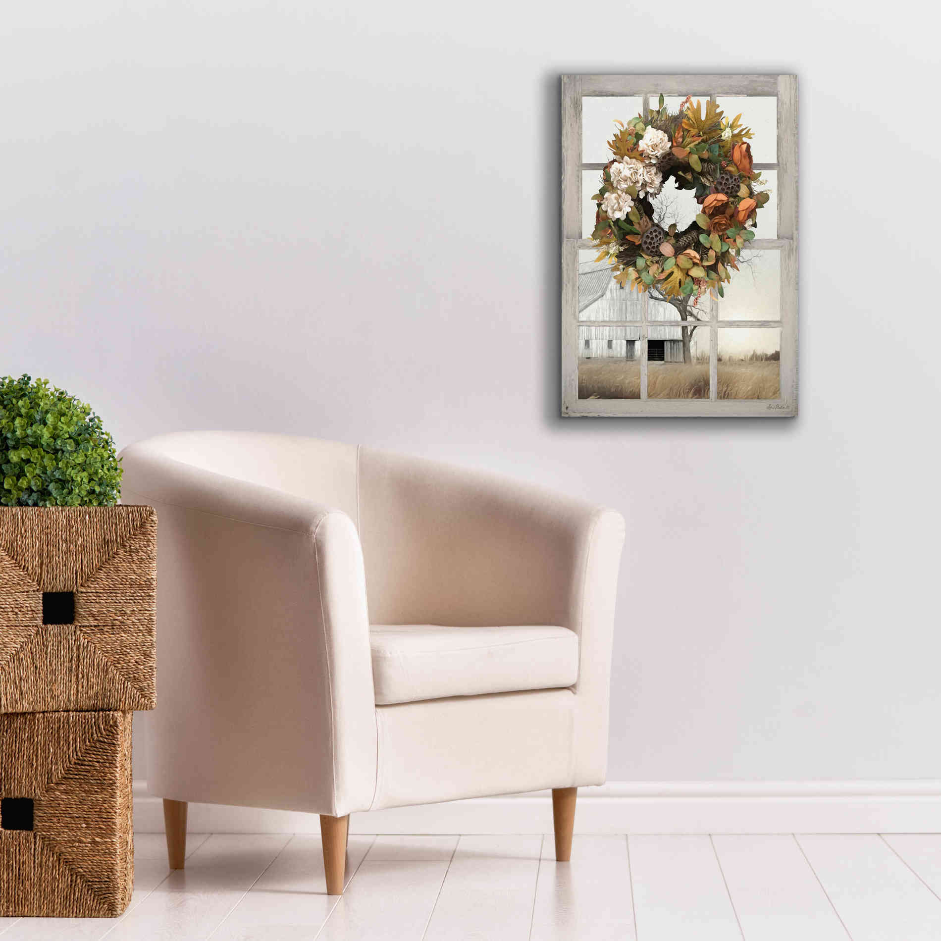 'Fall Window View I' by Lori Deiter, Canvas Wall Art,18 x 26