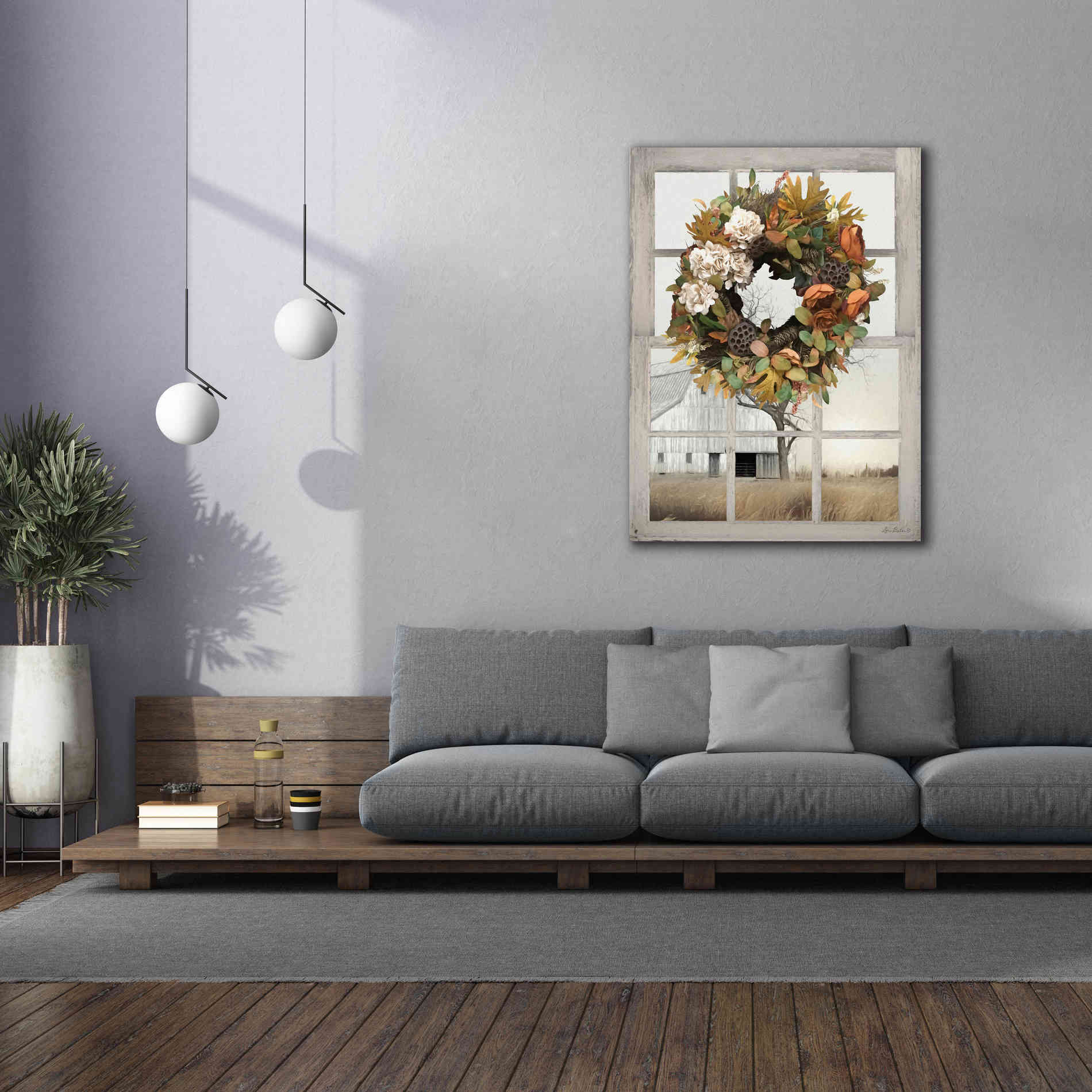 'Fall Window View I' by Lori Deiter, Canvas Wall Art,40 x 54