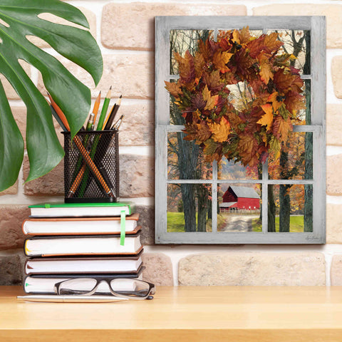 Image of 'Fall Window View II' by Lori Deiter, Canvas Wall Art,12 x 16