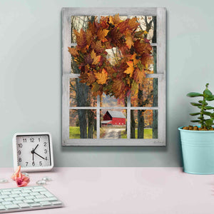 'Fall Window View II' by Lori Deiter, Canvas Wall Art,12 x 16