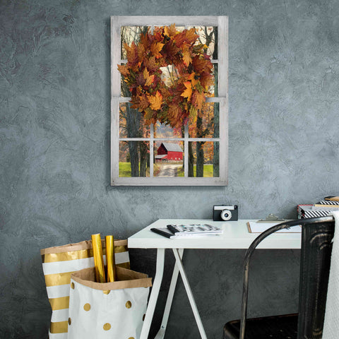 Image of 'Fall Window View II' by Lori Deiter, Canvas Wall Art,18 x 26