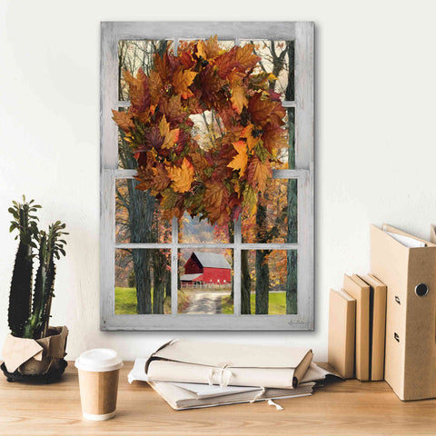 Image of 'Fall Window View II' by Lori Deiter, Canvas Wall Art,18 x 26