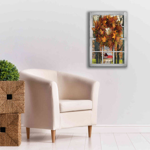 Image of 'Fall Window View II' by Lori Deiter, Canvas Wall Art,18 x 26