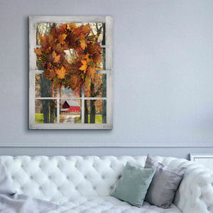 'Fall Window View II' by Lori Deiter, Canvas Wall Art,40 x 54