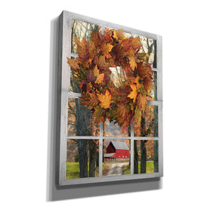 'Fall Window View II' by Lori Deiter, Canvas Wall Art