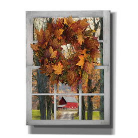 'Fall Window View II' by Lori Deiter, Canvas Wall Art