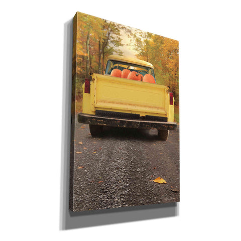 Image of 'Yellow Pumpkin Hauler' by Lori Deiter, Canvas Wall Art