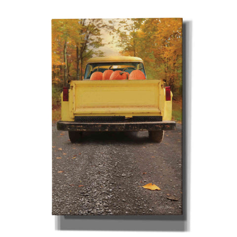Image of 'Yellow Pumpkin Hauler' by Lori Deiter, Canvas Wall Art