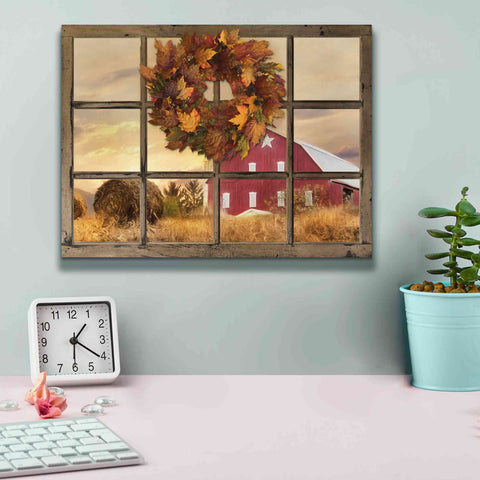 Image of 'Fall Window View' by Lori Deiter, Canvas Wall Art,16 x 12