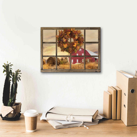 Image of 'Fall Window View' by Lori Deiter, Canvas Wall Art,16 x 12