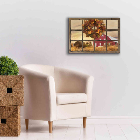 Image of 'Fall Window View' by Lori Deiter, Canvas Wall Art,26 x 18