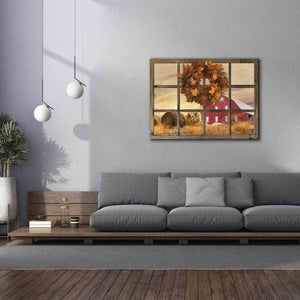'Fall Window View' by Lori Deiter, Canvas Wall Art,54 x 40