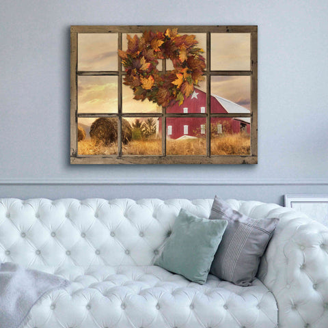 Image of 'Fall Window View' by Lori Deiter, Canvas Wall Art,54 x 40