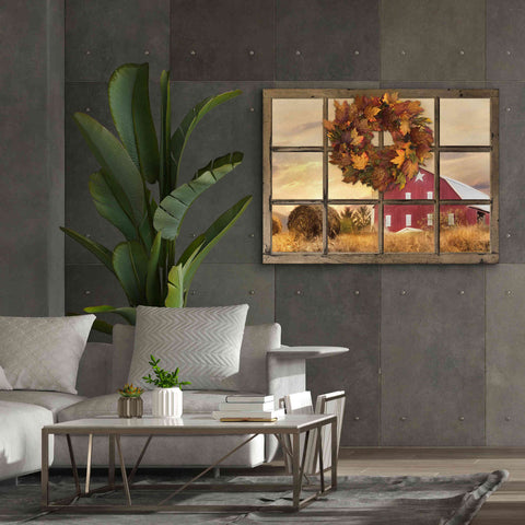 Image of 'Fall Window View' by Lori Deiter, Canvas Wall Art,54 x 40