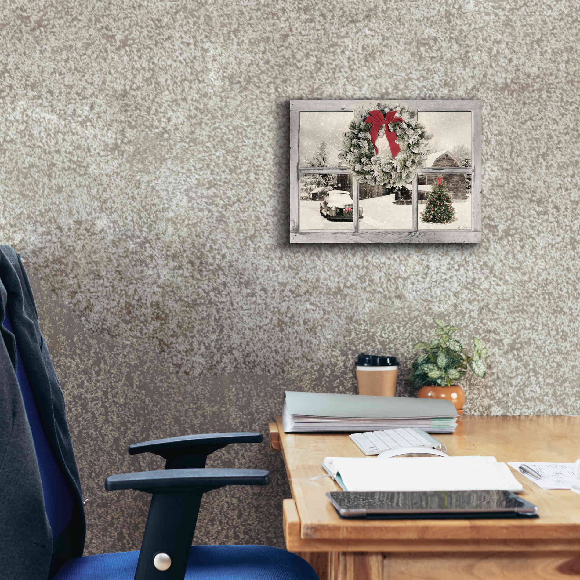 'It's Cold Outside' by Lori Deiter, Canvas Wall Art,16 x 12