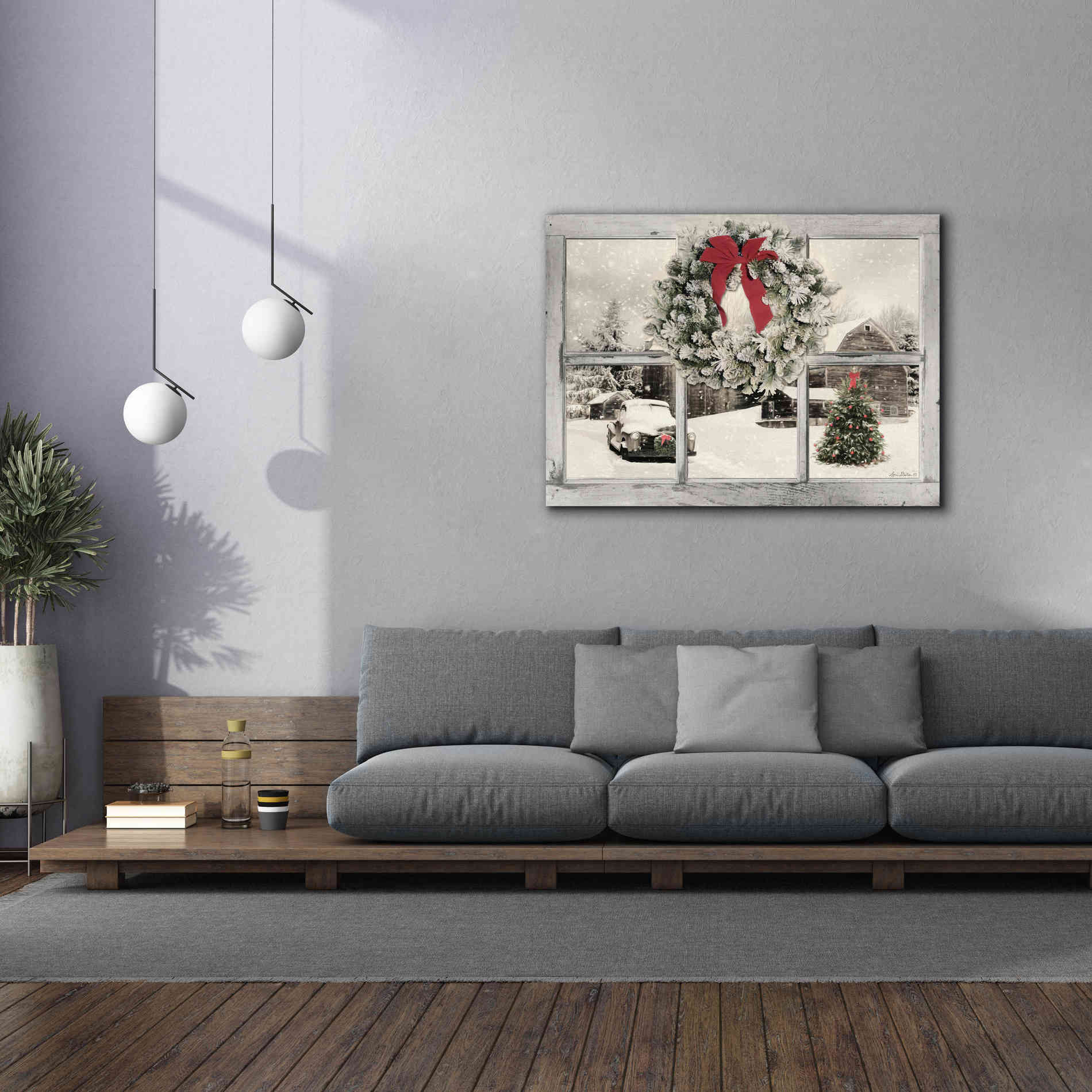 'It's Cold Outside' by Lori Deiter, Canvas Wall Art,54 x 40