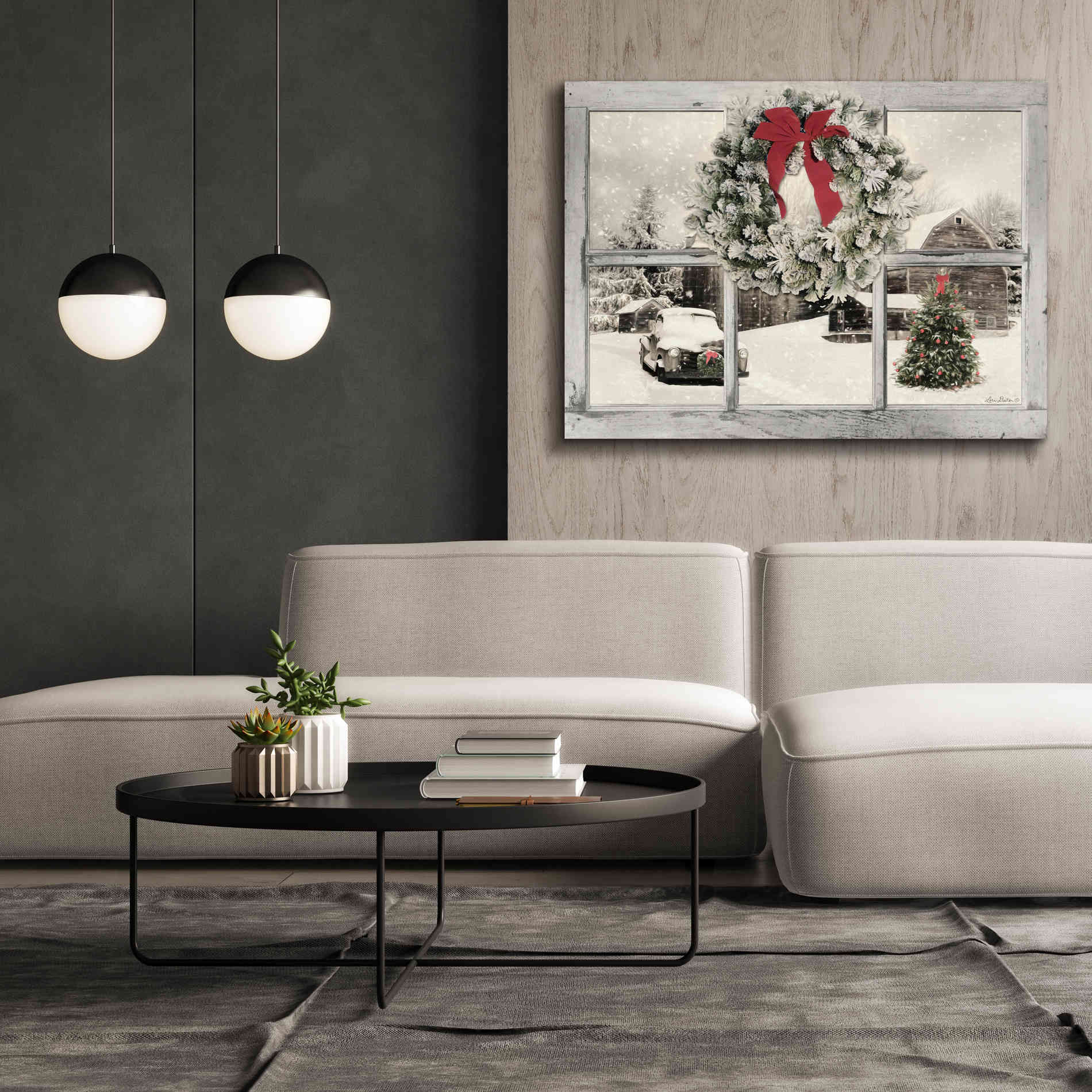 'It's Cold Outside' by Lori Deiter, Canvas Wall Art,54 x 40