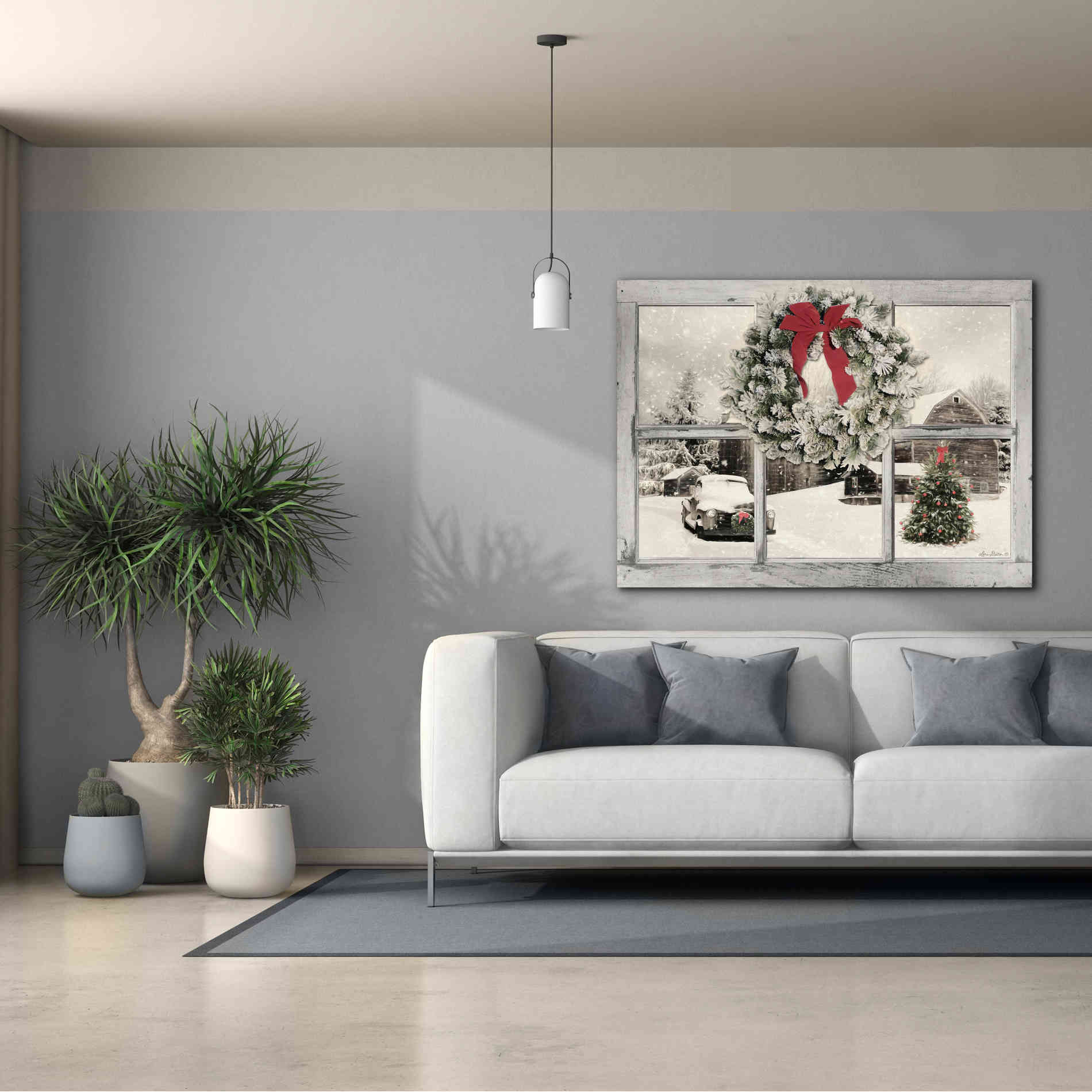 'It's Cold Outside' by Lori Deiter, Canvas Wall Art,54 x 40