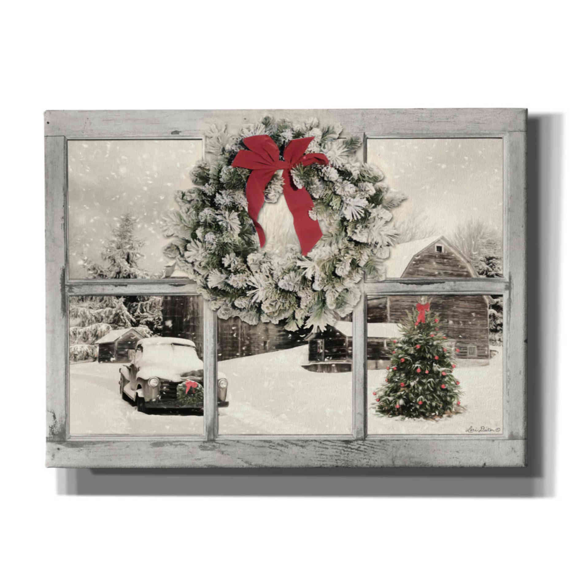 'It's Cold Outside' by Lori Deiter, Canvas Wall Art