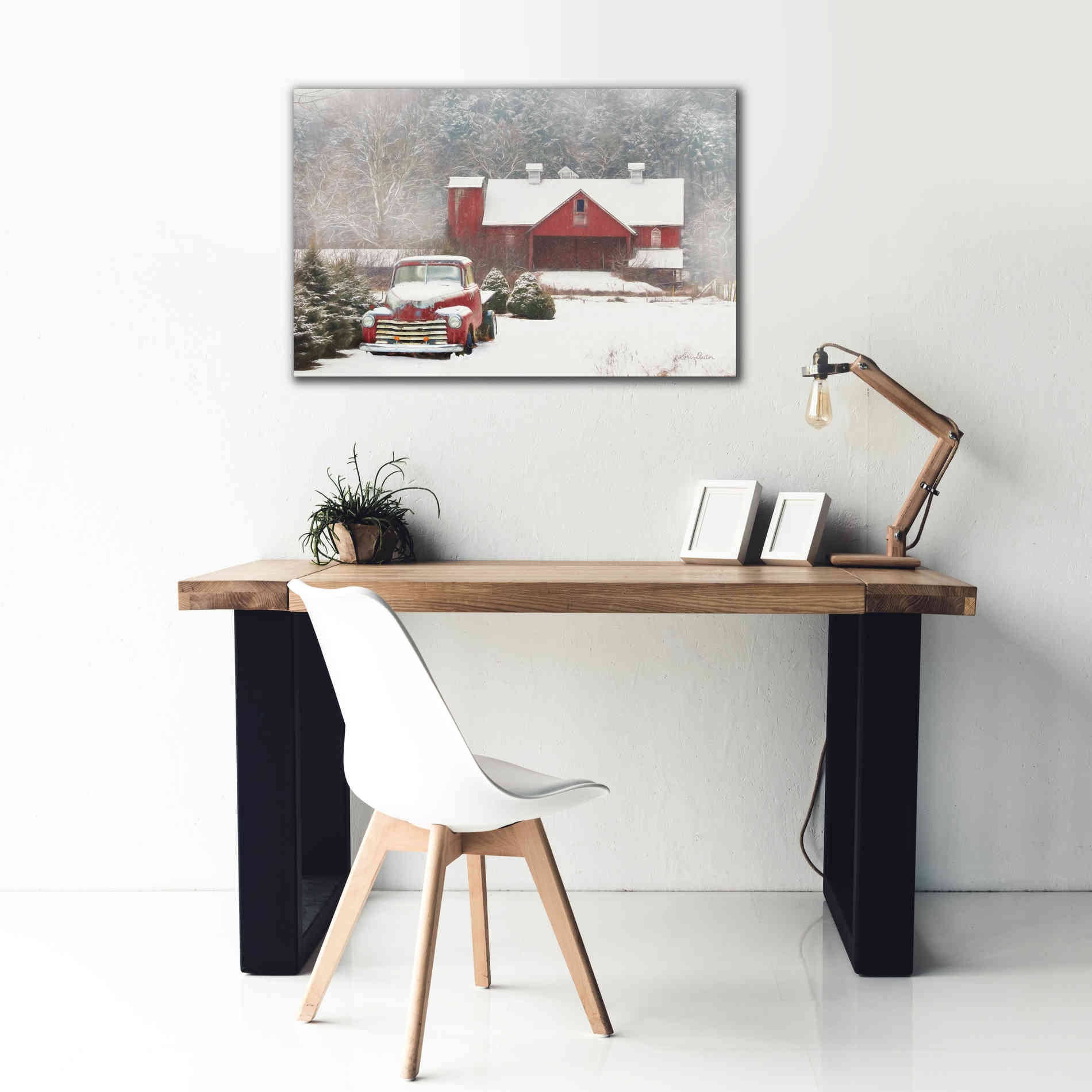 'Chevy Country' by Lori Deiter, Canvas Wall Art,40 x 26