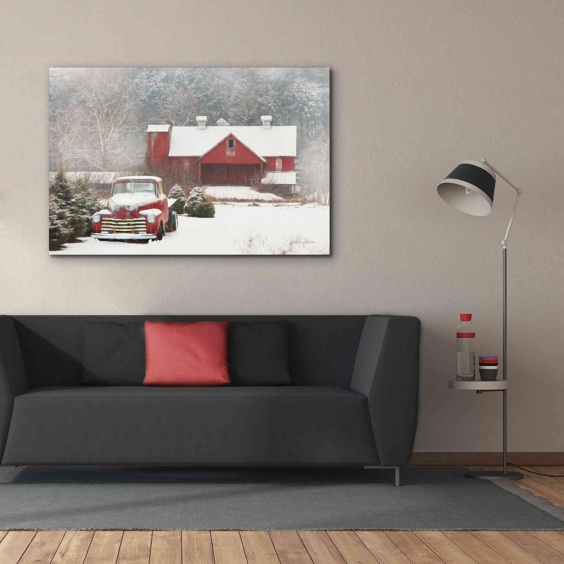 'Chevy Country' by Lori Deiter, Canvas Wall Art,60 x 40