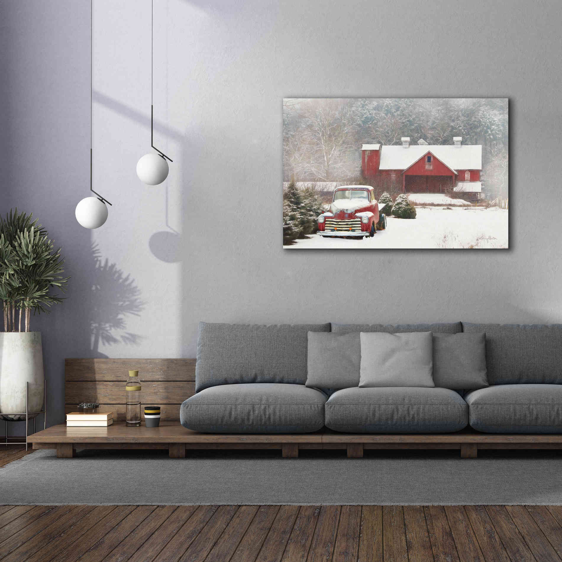 'Chevy Country' by Lori Deiter, Canvas Wall Art,60 x 40