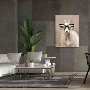 'See Clearly Goat' by Lori Deiter, Canvas Wall Art,40 x 54