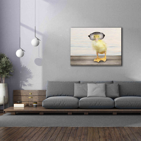 Image of 'Diving Duck' by Lori Deiter, Canvas Wall Art,54 x 40