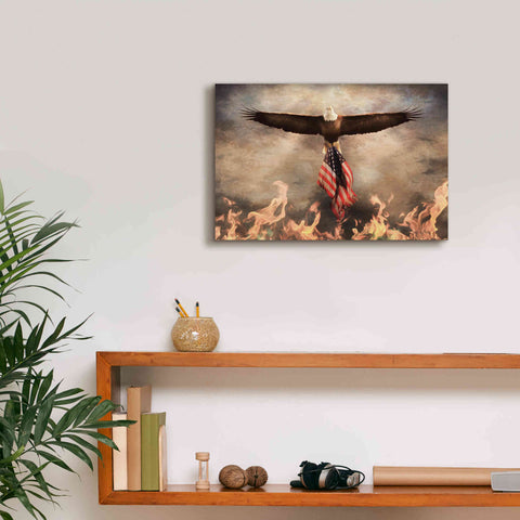 Image of 'Blaze of Glory' by Lori Deiter, Canvas Wall Art,18 x 12