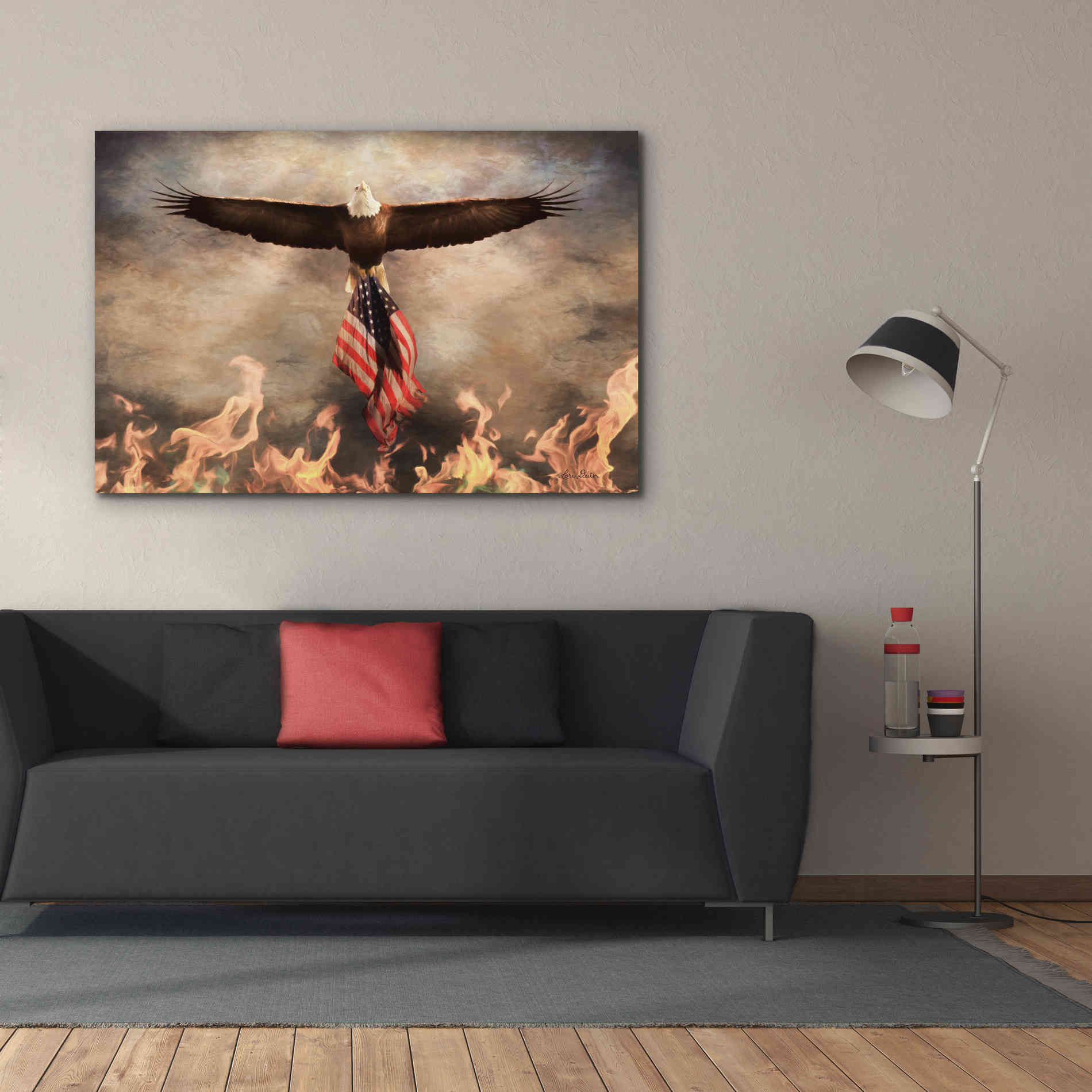 'Blaze of Glory' by Lori Deiter, Canvas Wall Art,60 x 40