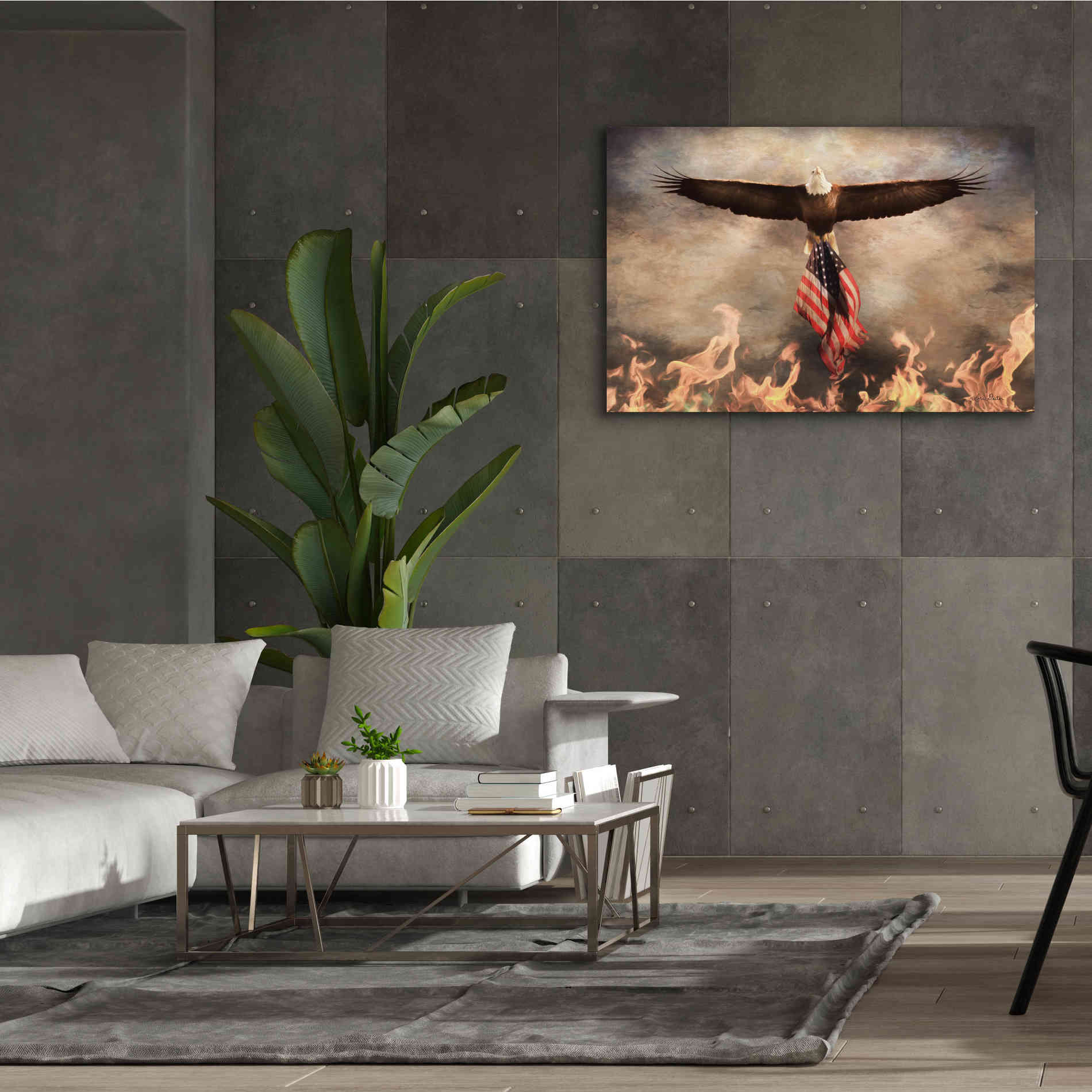 'Blaze of Glory' by Lori Deiter, Canvas Wall Art,60 x 40