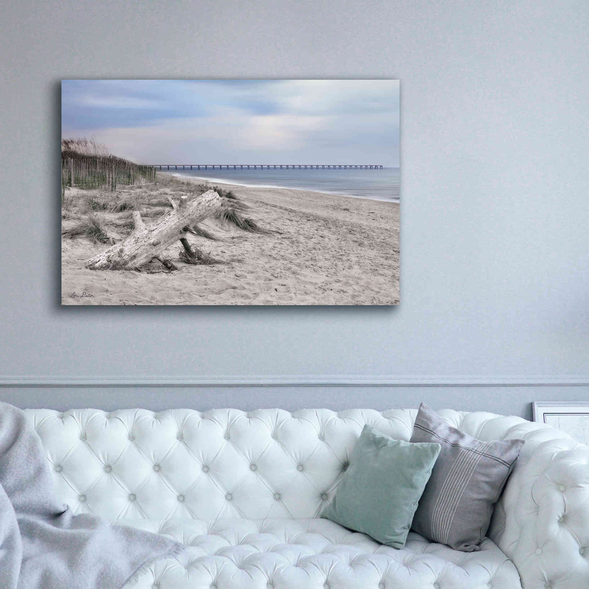 'Outer Banks Beach' by Lori Deiter, Canvas Wall Art,60 x 40