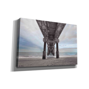 'Beneath the Outer Banks Beach Pier' by Lori Deiter, Canvas Wall Art
